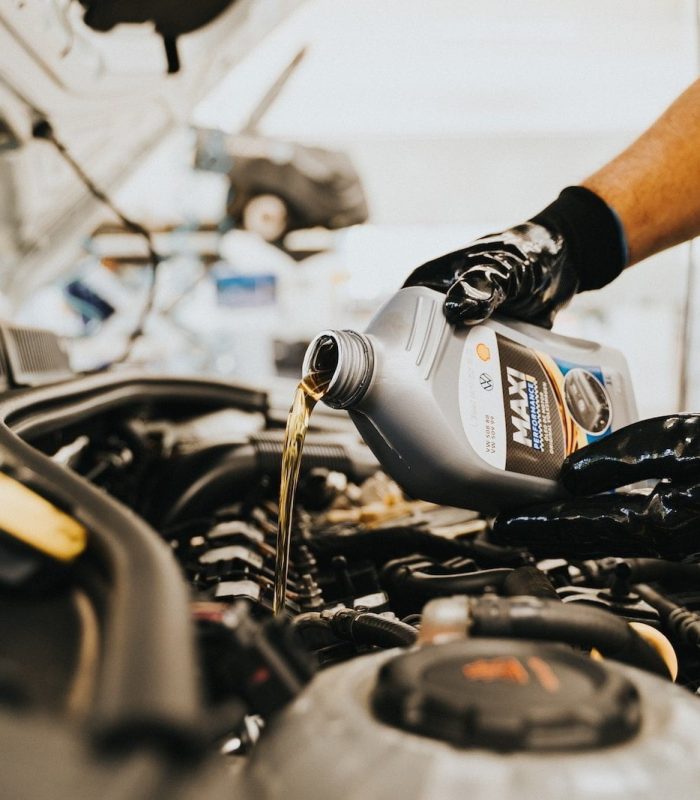 Oil change service for a German car